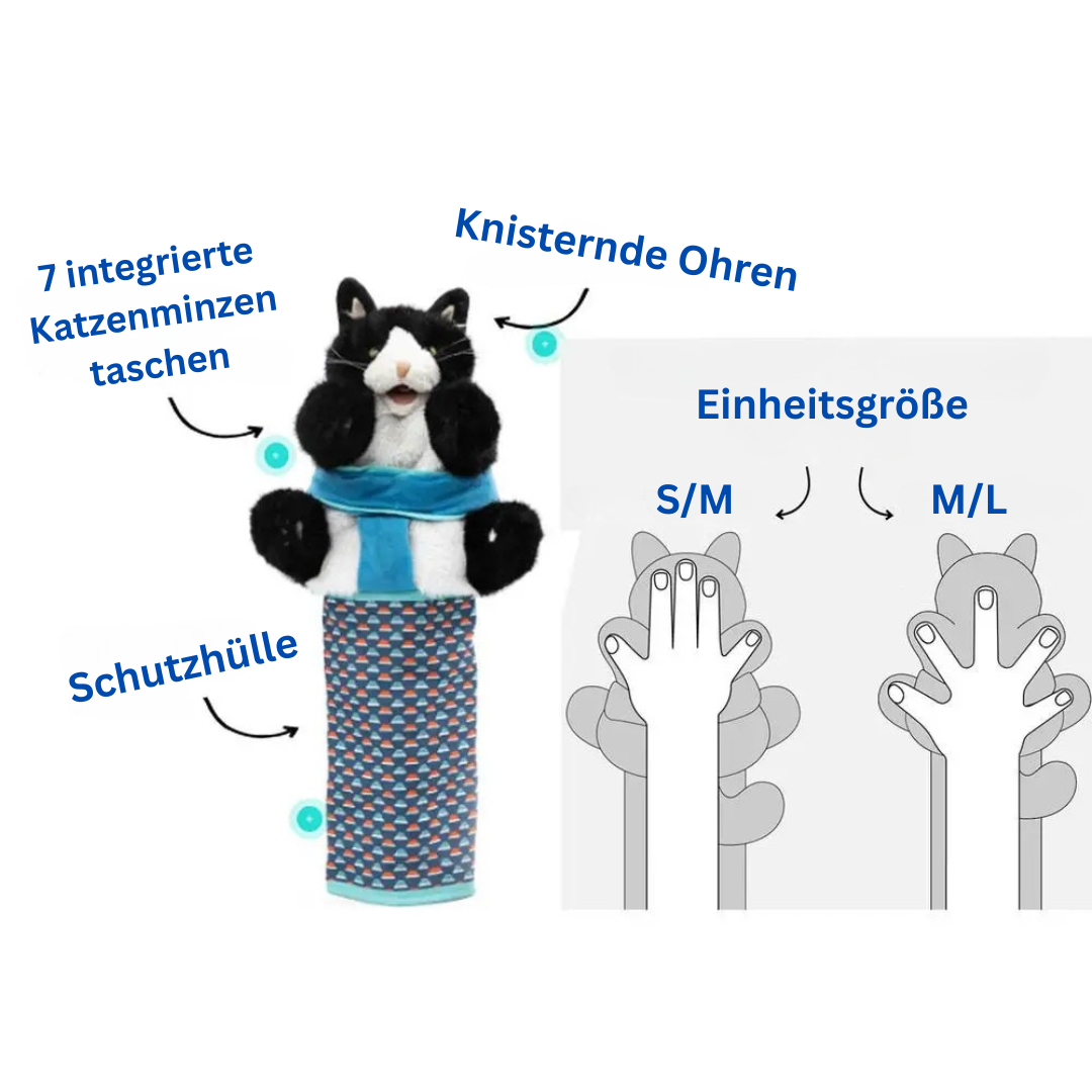 CatBuddy™ Interaktiver Spielhandschuh - Das Spielzeug, das Nähe schafft